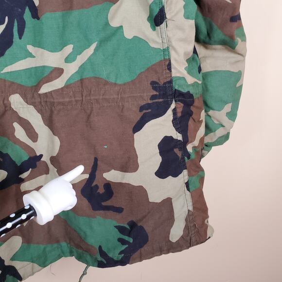 Army Surplus Cold Weather Field Full Zip Coat in Camo Size L - Picture 7 of 12